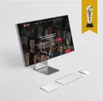 Speaker Agency Web Sitesi & Kurumsal Kimlik mockup