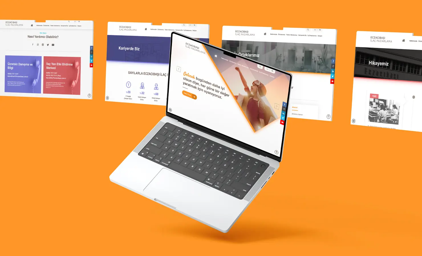 Eczacıbaşı İlaç<br>Website Website Ekran Görüntüsü