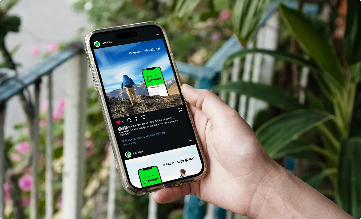 Emlakjet<br>Social Media Website Ekran Görüntüsü