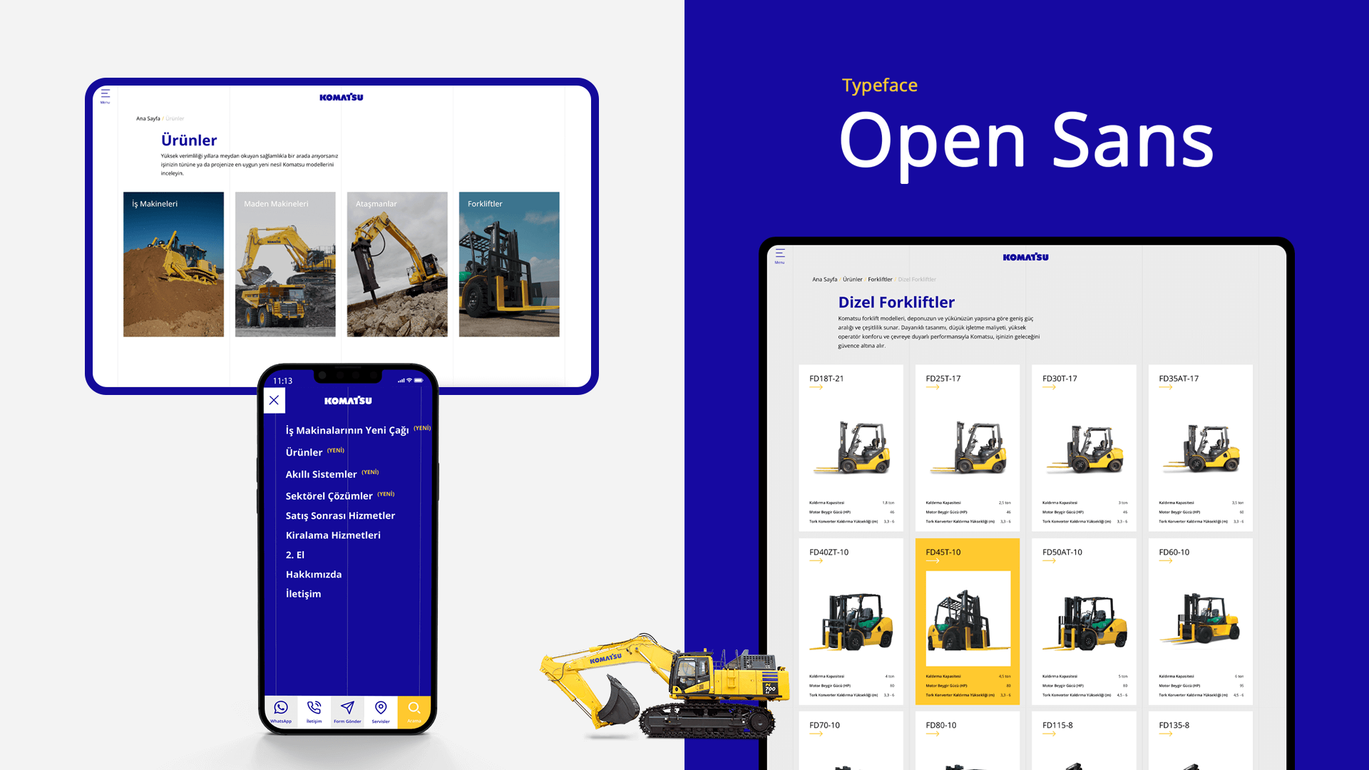 Komatsu Türkiye Web Sitesi