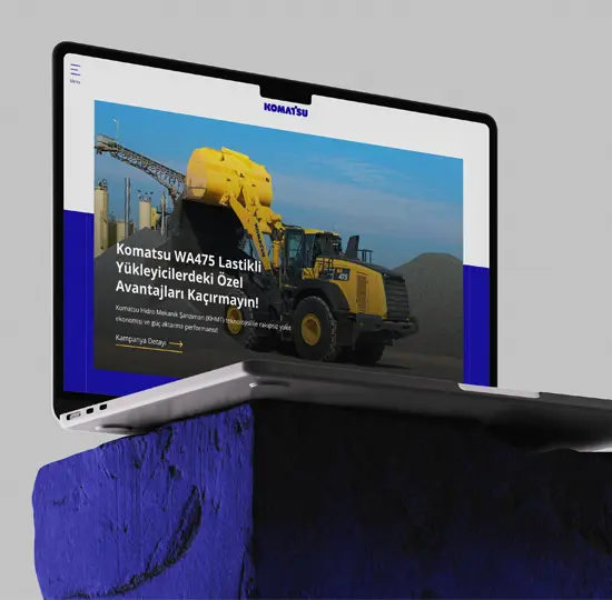 Komatsu Türkiye Website