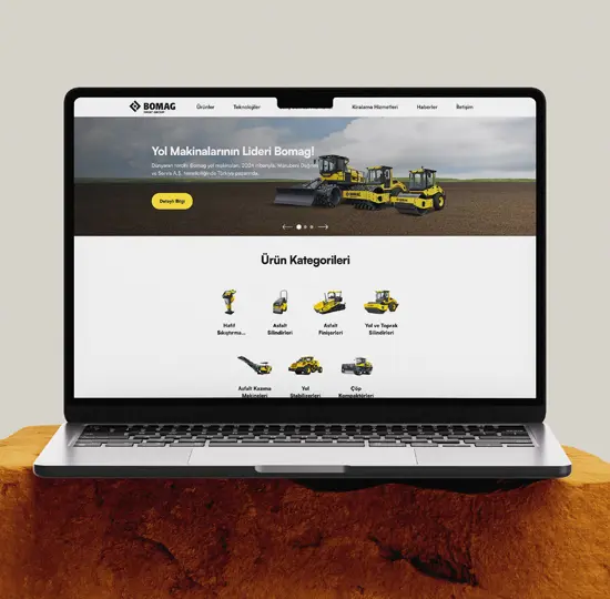 Bomag Türkiye Website